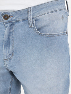 Calça Dudalina Jeans Masculina Slim Denim Malha Clara