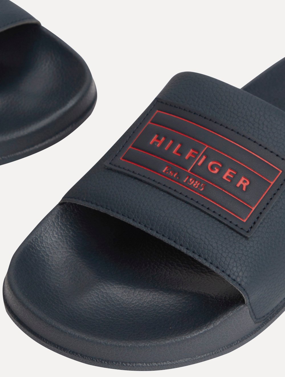Chinelo Tommy Hilfiger Patch Pool Slide Azul Marinho