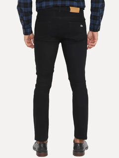 Calça Lacoste Jeans Masculina Slim Fit Cotton Denim Stretch Preta