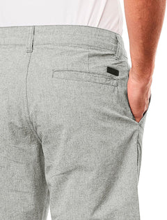 Bermuda Aramis Masculina Chino Fishbone Cinza