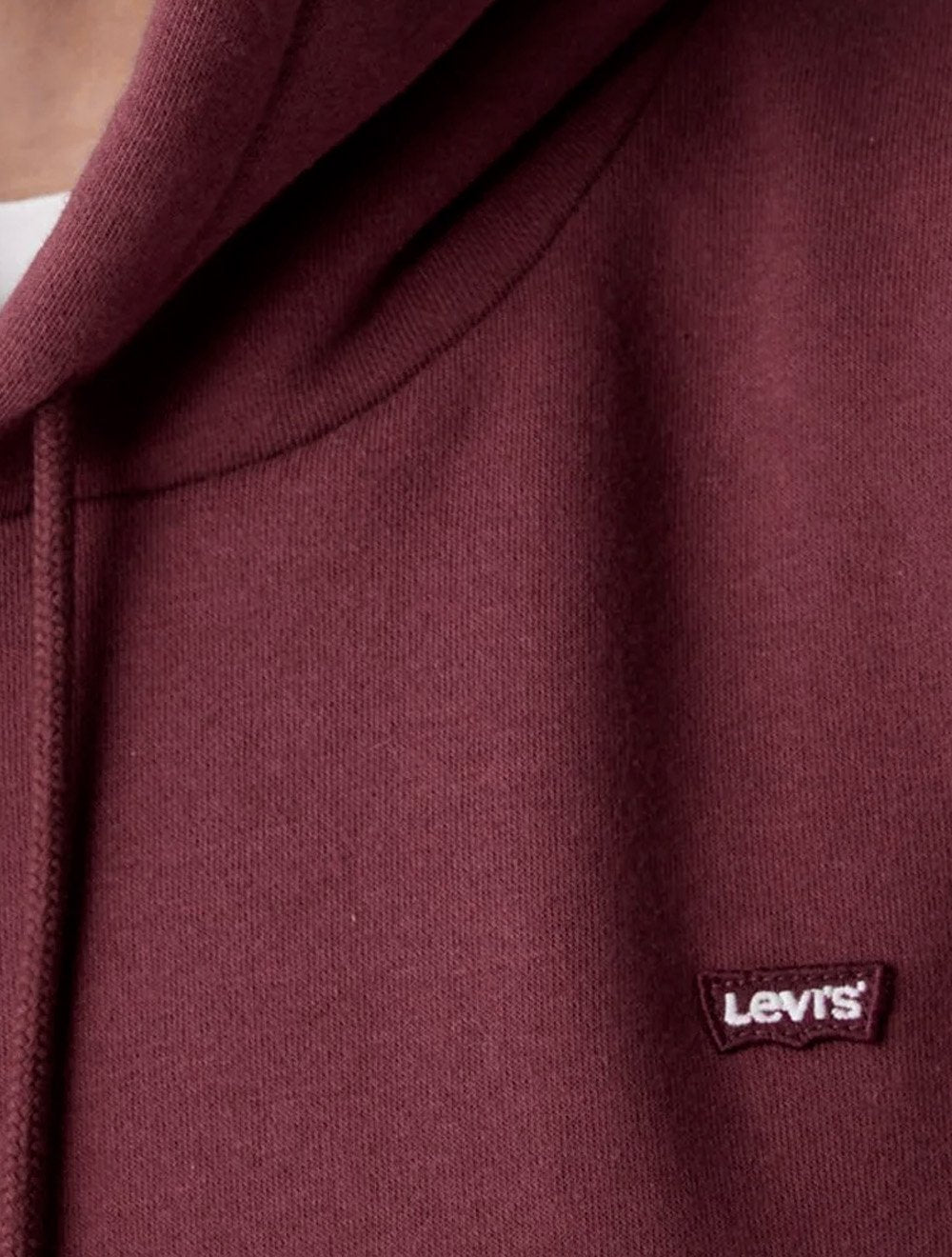 Moletom Levis Feminino Everyday Hoodie Tonal Bordô