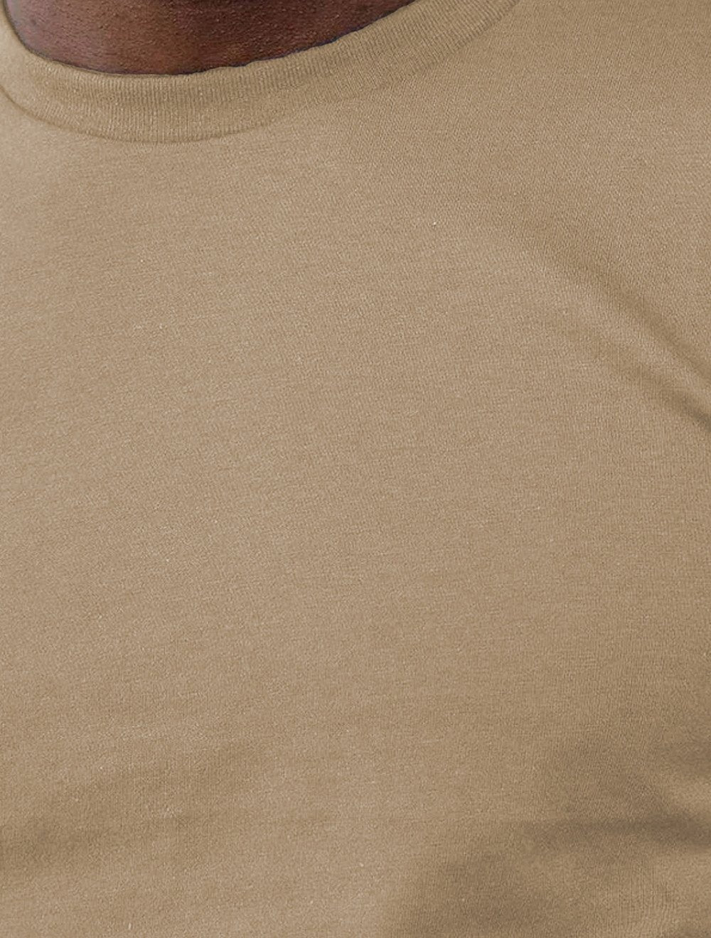 Camiseta Levis Masculina Slim Tag Sleeve Lisa Cáqui Médio