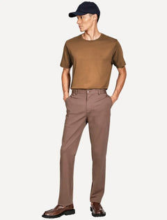 Camiseta Aramis Masculina Basic Lisa Mono Icon Marrom