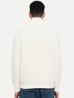 Suéter Tommy Hilfiger Masculino Essential Cotton Half Zip Mock Off White