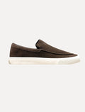 Tênis Aramis Masculino Slip On Easy Drive Suede Marrom Escuro