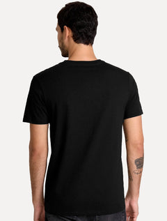 Camiseta John John Masculina Slim Fit Simple Preto