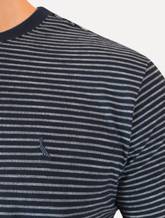 Camiseta Reserva Masculina Regular Blue Listrado Azul Marinho
