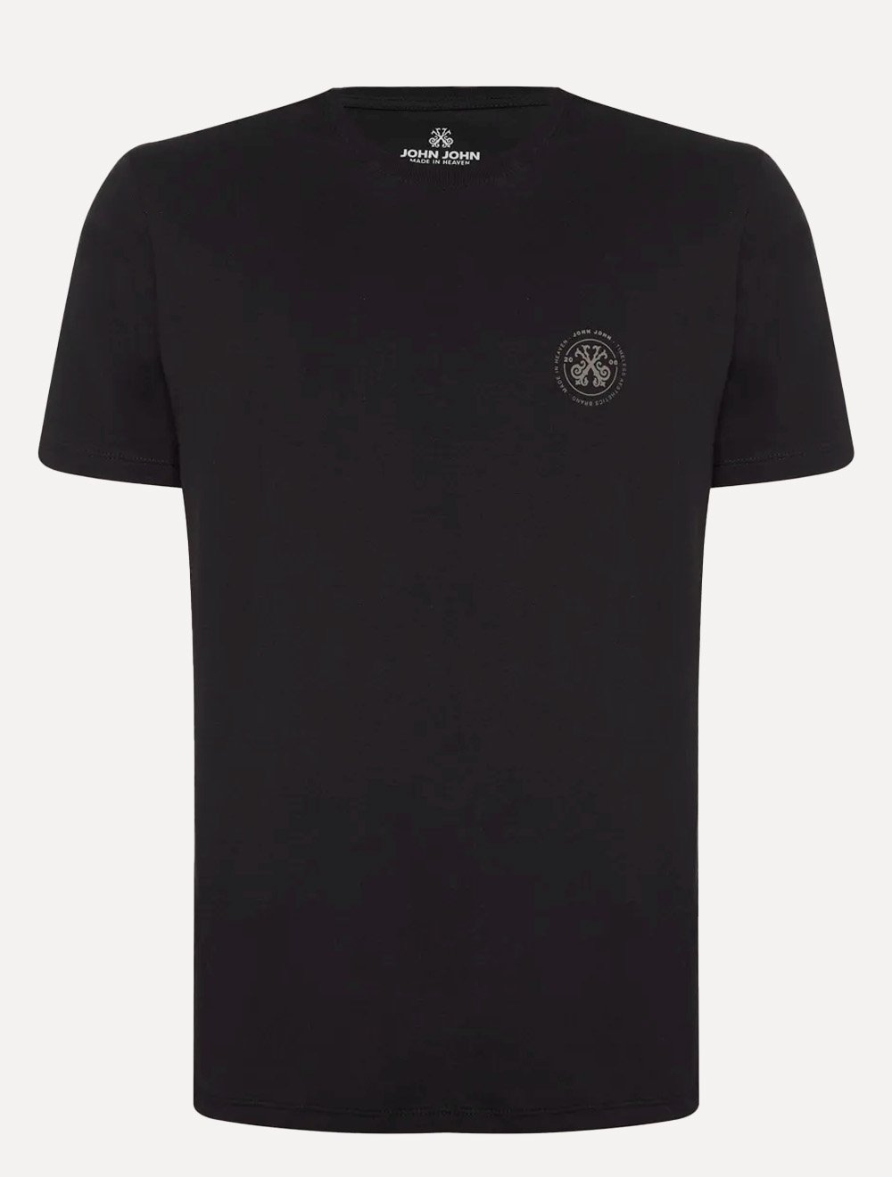 Camiseta John John Masculina Regular Fit Brand Preto