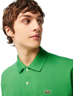 Polo Lacoste Masculina L.12.12 Verde Claro