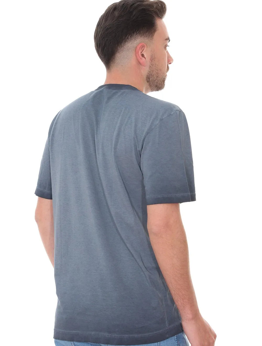 Camiseta John John Masculina RX Stoned Print Azul Indigo
