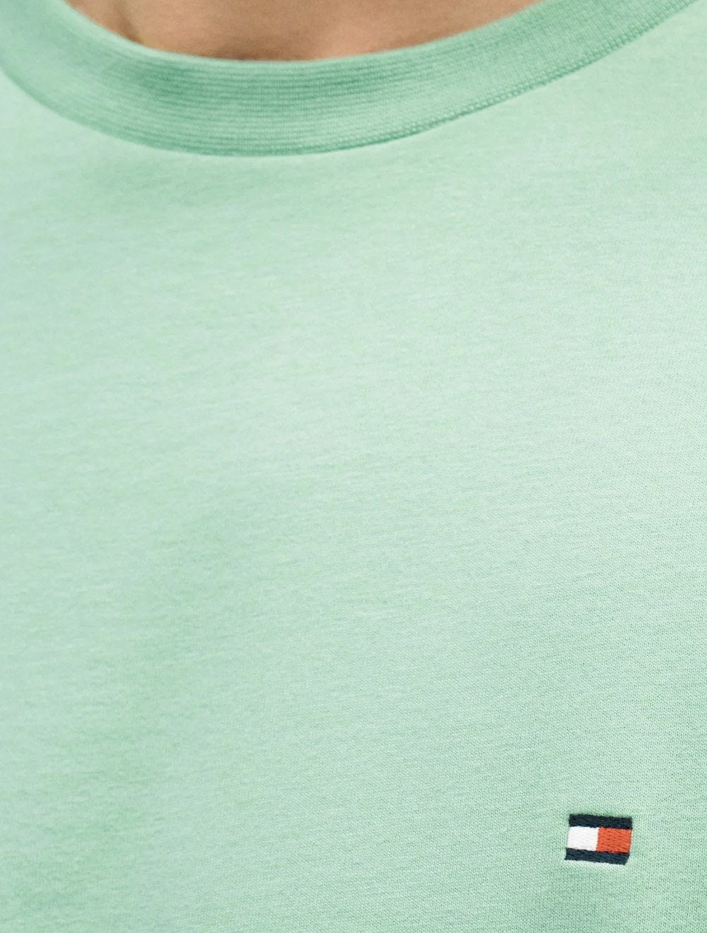 Camiseta Tommy Hilfiger Core Logo Tee Verde Claro