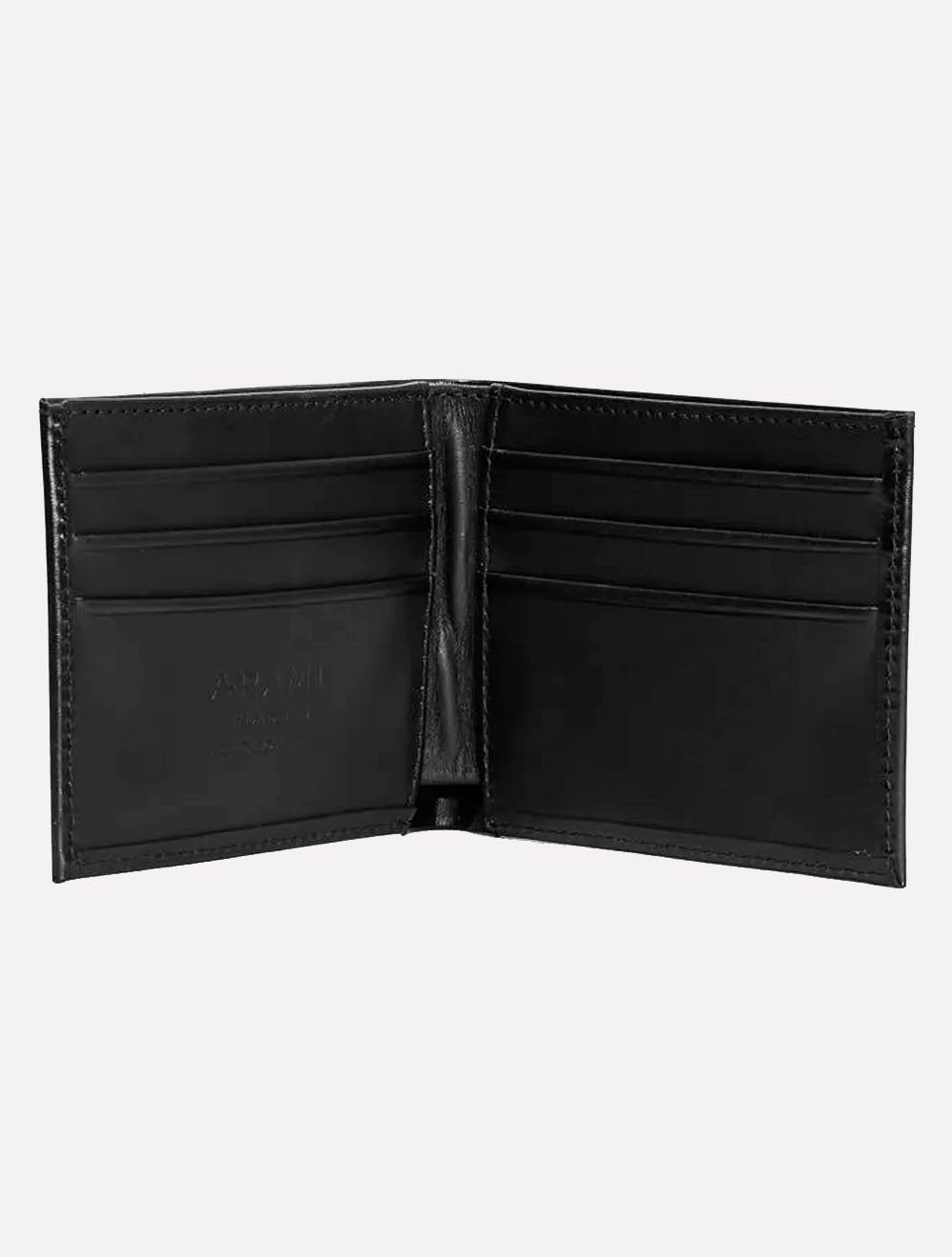 Carteira Aramis Masculina Couro Losango Preta