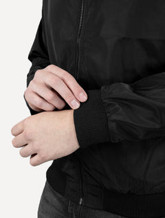 Jaqueta Ellus Masculina Nylon Light Bomber Pocket Preta