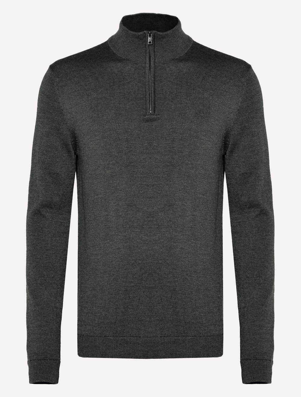 Blusa Aramis Masculina Tricot Gola Alta Half Zip Surton Grafite