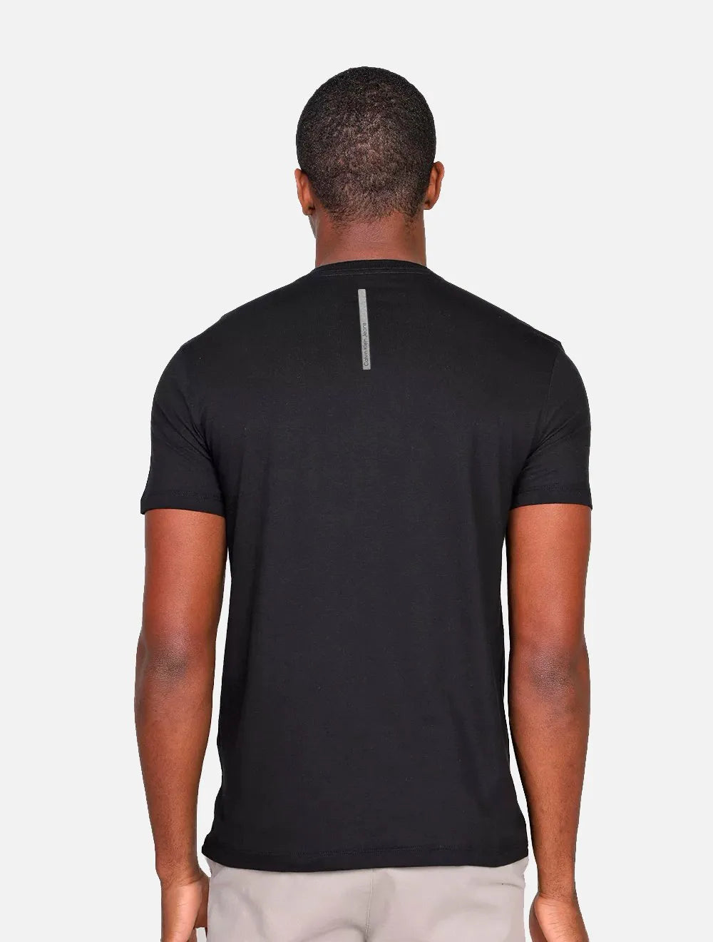 Camiseta Calvin Klein Jeans Masculina Gola V Light Square Preta