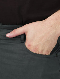 Calça Ellus Masculina Sarja Slim Color Twill Power Chumbo