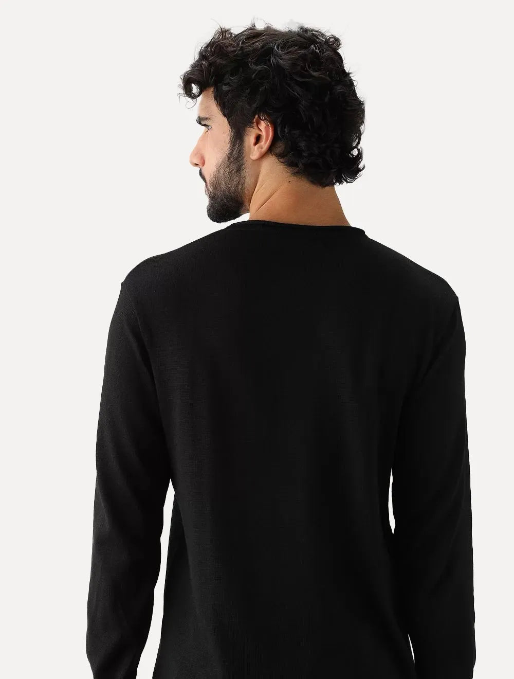 Tricot John John Masculino J Sash Preto Mescla