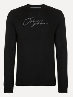 Tricot John John Masculino J Script Preto