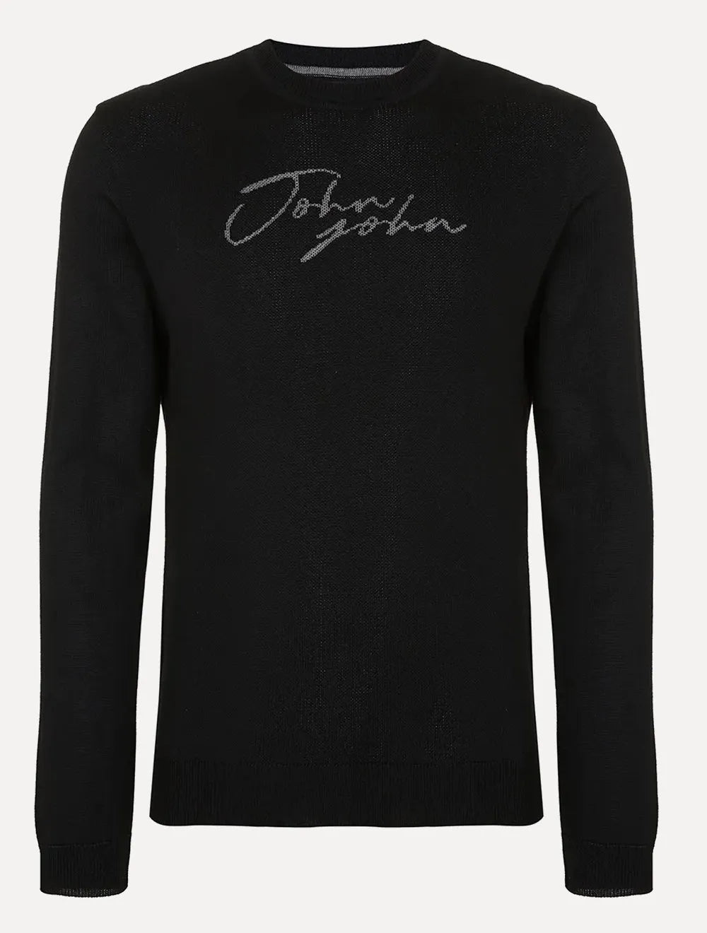 Tricot John John Masculino J Script Preto