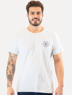 Camiseta Original Penguin Masculina Small Circle Logo Branca