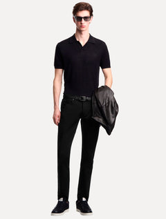 Calça Jeans Empório Armani Masculina J06 Slim Fit Cintura Baixa Preta
