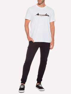 Camiseta Osklen Masculina Regular Stone Skateboarding Branca