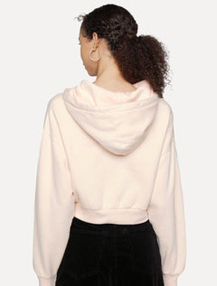 Moletom Levis Feminino Cropped Media Hoodie Salmão