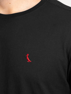 Camiseta Reserva Masculina Básica Brasa Red Preta