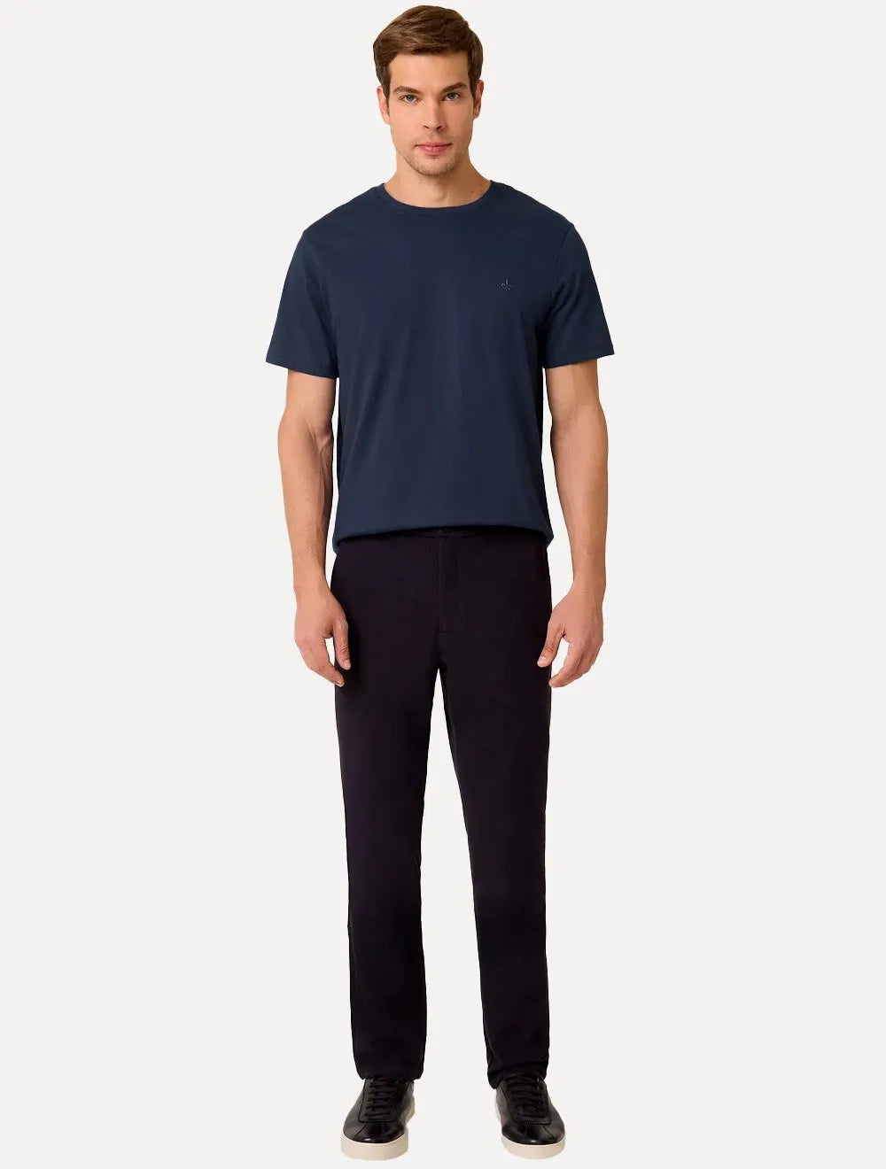 Camiseta Dudalina Masculina Basic Essential Mono Icon Azul Marinho 