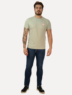 Camiseta Guess Masculina Los Angeles Tropical Verde Claro