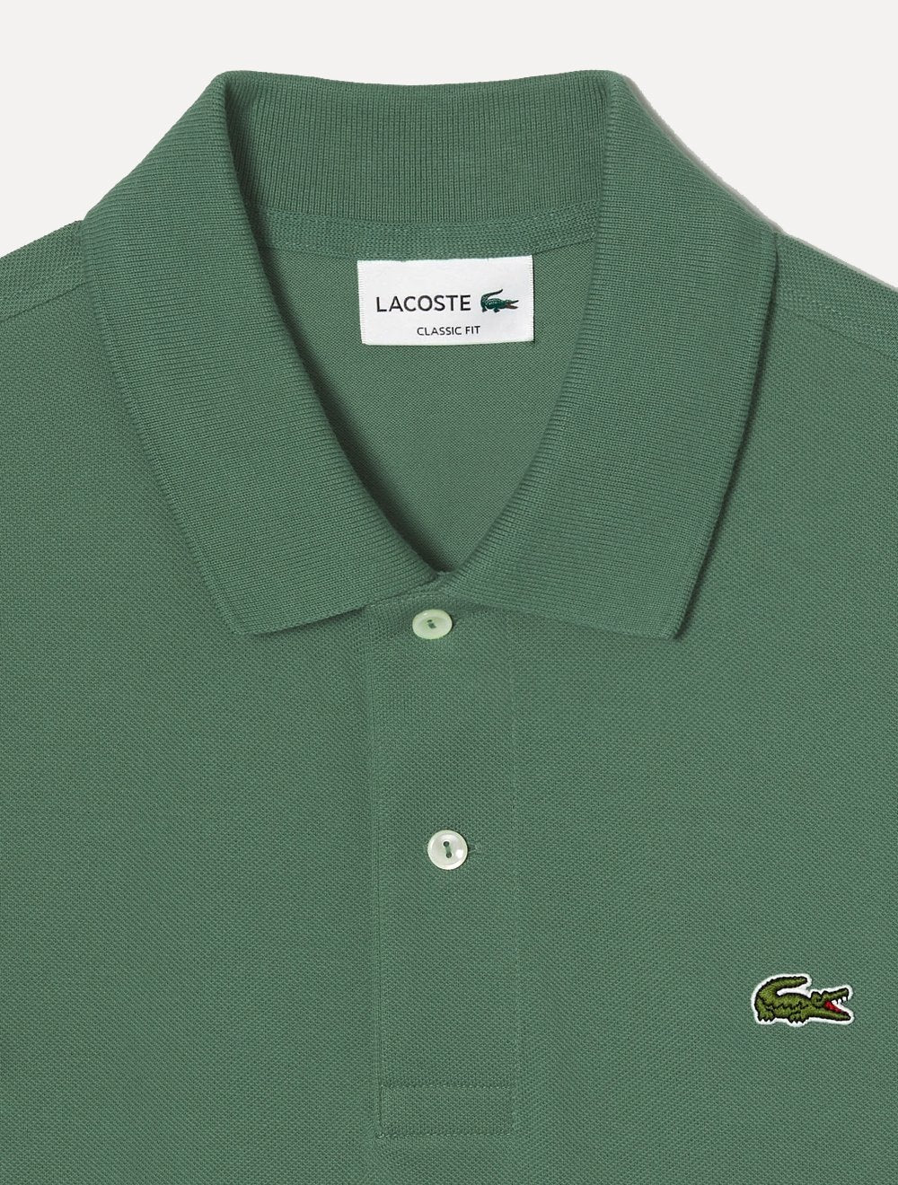Polo Lacoste Masculina L.12.12 Forest Dark Verde