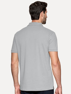 Polo Aramis Masculina Regular Basic Piquet Surton Mono Logo Chumbo