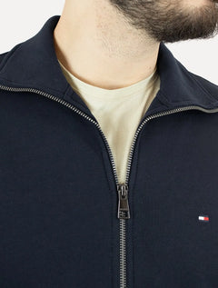 Moletom Tommy Hilfiger Masculino Essential Terry Zip-Thru Azul Marinho