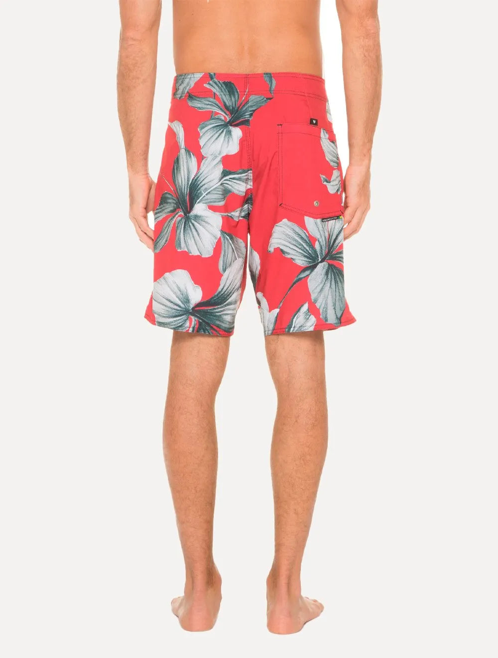 Bermuda Osklen Masculina D'Água Surf Fleur Vermelha