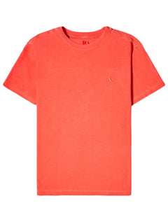 Camiseta Reserva Masculina Flamê Stone Vermelha Coral