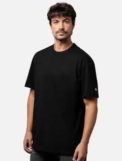 Camiseta Calvin Klein Jeans Masculina Oversized Logo CK Ombro Preta