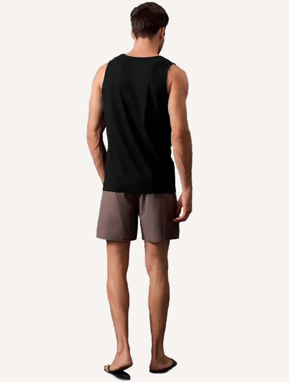 Regata Calvin Klein Swimwear Masculina Classic Preta