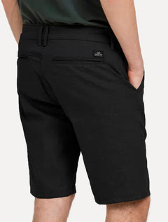 Bermuda King & Joe Masculina Slim Flex Cetim Preta