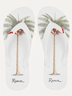 Chinelo Reserva Masculino RSV Palmeira Branco