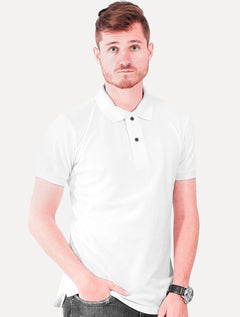 Polo Disky Masculina White Icon Branca