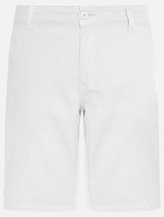 Bermuda Aramis Masculina Sarja Chino Cós Chambray Branca