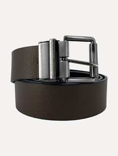 Cinto Calvin Klein Jeans Masculino Double Face Preto