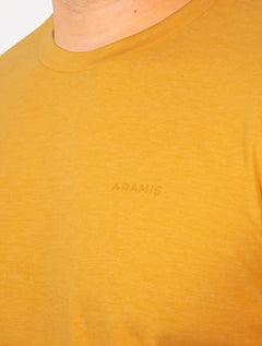 Camiseta Aramis Masculina Eco Lisa Curcuma Amarela