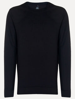 Moletom John John Masculino Black Embossed Logo Preto