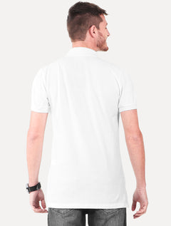 Polo Disky Masculina White Icon Branca