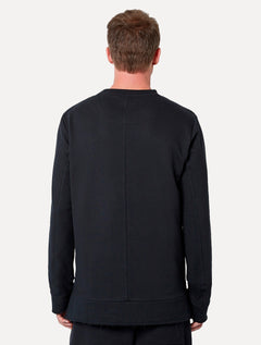 Moletom John John Masculino Black Embossed Logo Preto