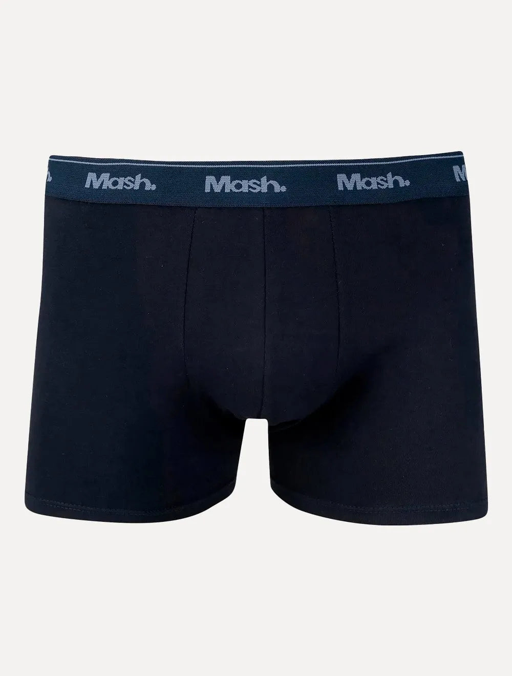 Cueca Mash Boxer Cotton Basic Azul Marinho