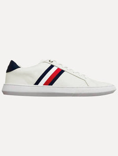Tênis Tommy Hilfiger Masculino Couro Daniel 6A2 Off-White