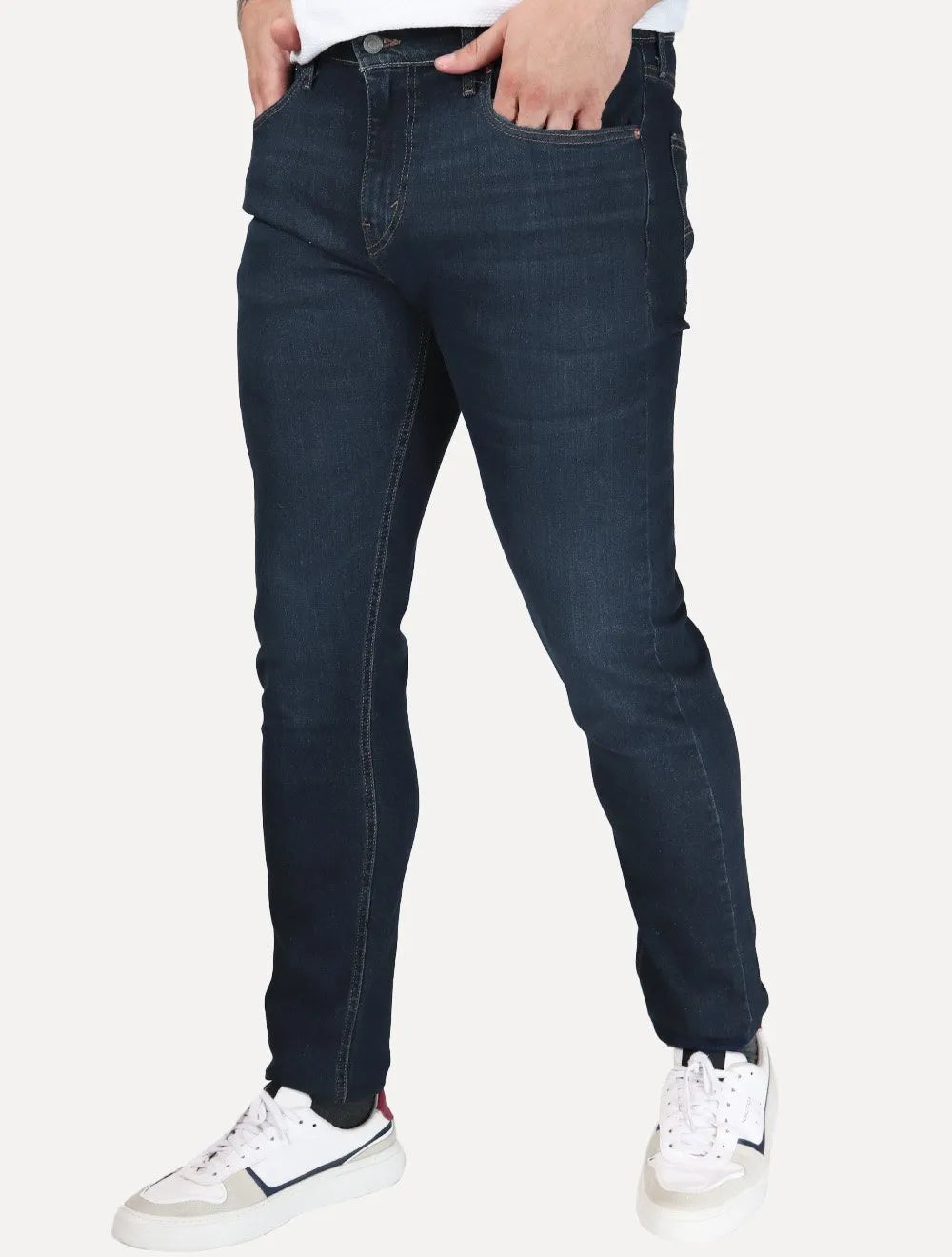 Calça Levis Jeans Masculina 512 Slim Taper Azul Escuro