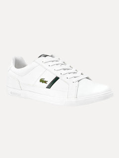 Tênis Lacoste Masculino Europa Wht/DK Green Branco
